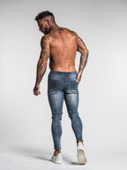 Los jeans luciano - azul lavado