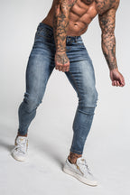 Los jeans luciano - azul lavado