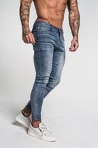 Los jeans luciano - azul lavado