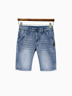 Carpenter Jeansshorts - Gewaschenes Blau