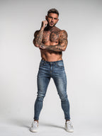 Los jeans luciano - azul lavado