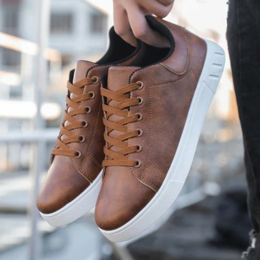 Elliot |Sneakers casual da uomo - Allacciate in ecopelle