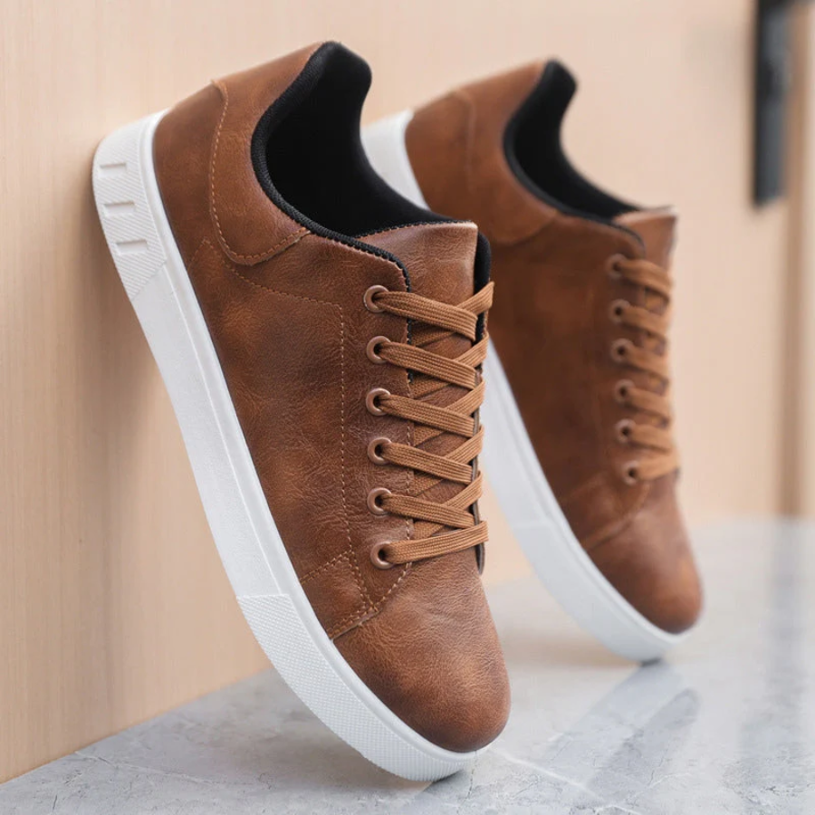 Elliot |Sneakers casual da uomo - Allacciate in ecopelle