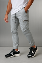 Luxe Cargo-Hose - Dunkelgrau
