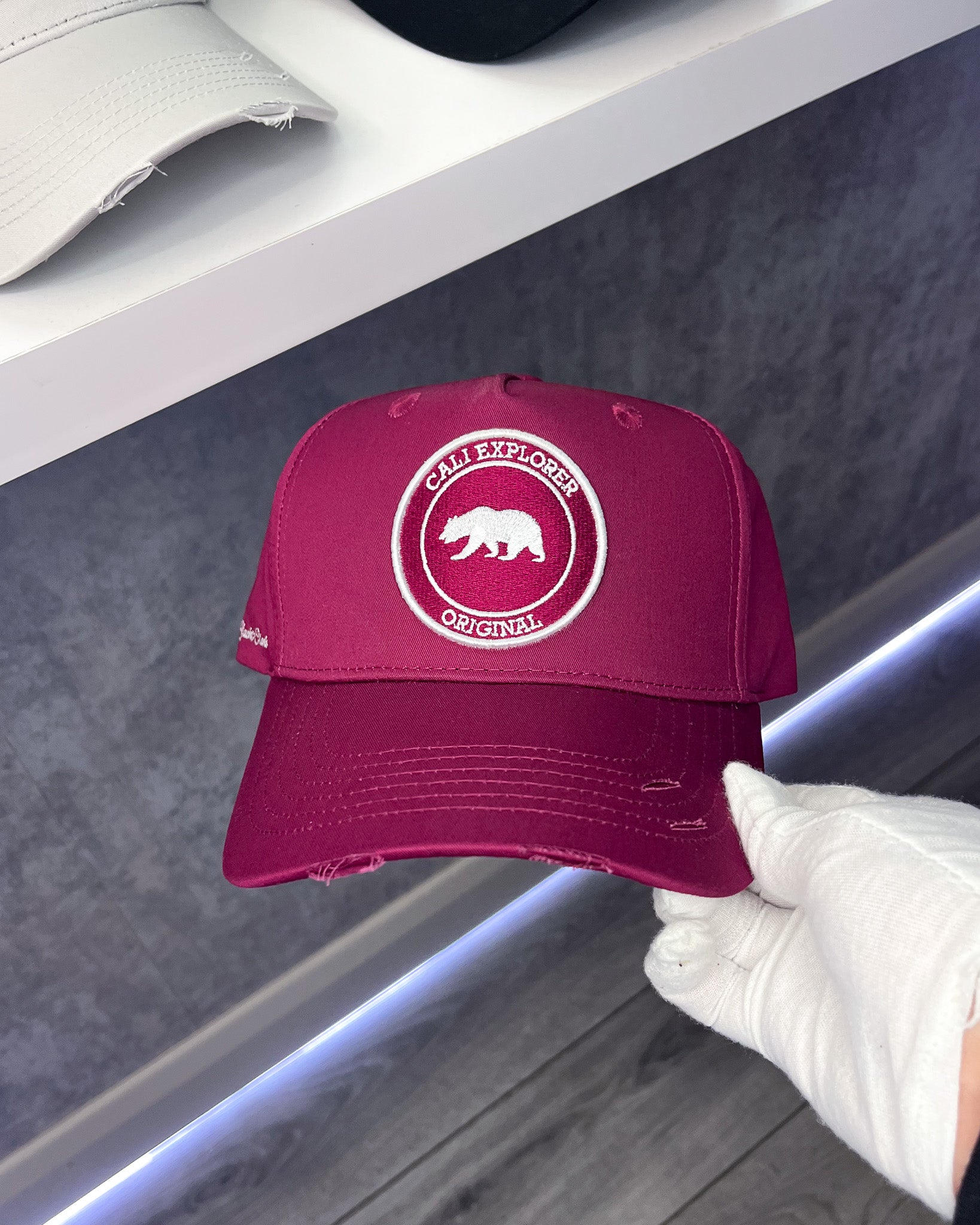 V2 Explorer Cap - Maroon Red
