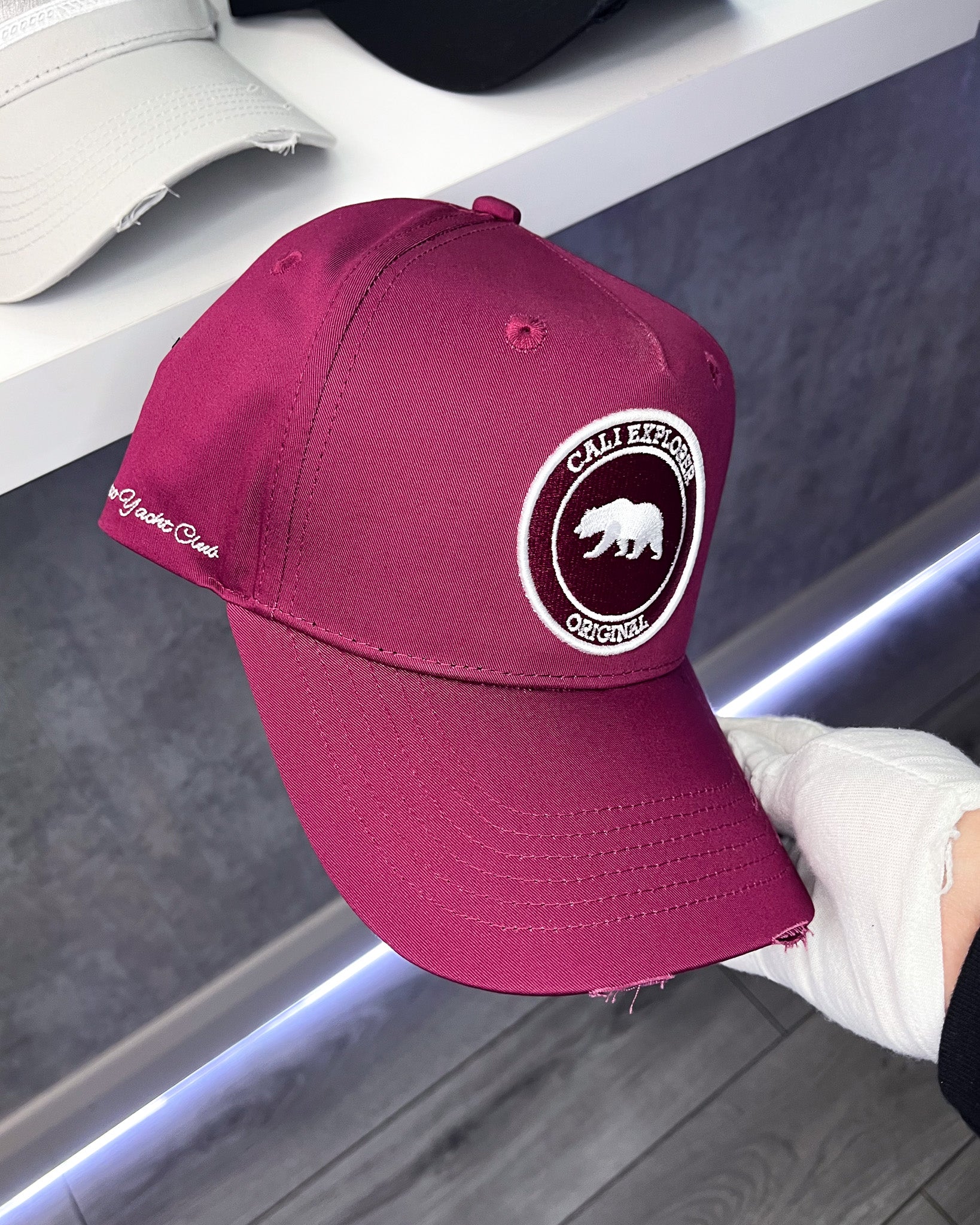 V2 Explorer Cap - Maroon Red