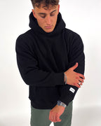 Felpa con cappuccio Cali di grandi dimensioni - Black