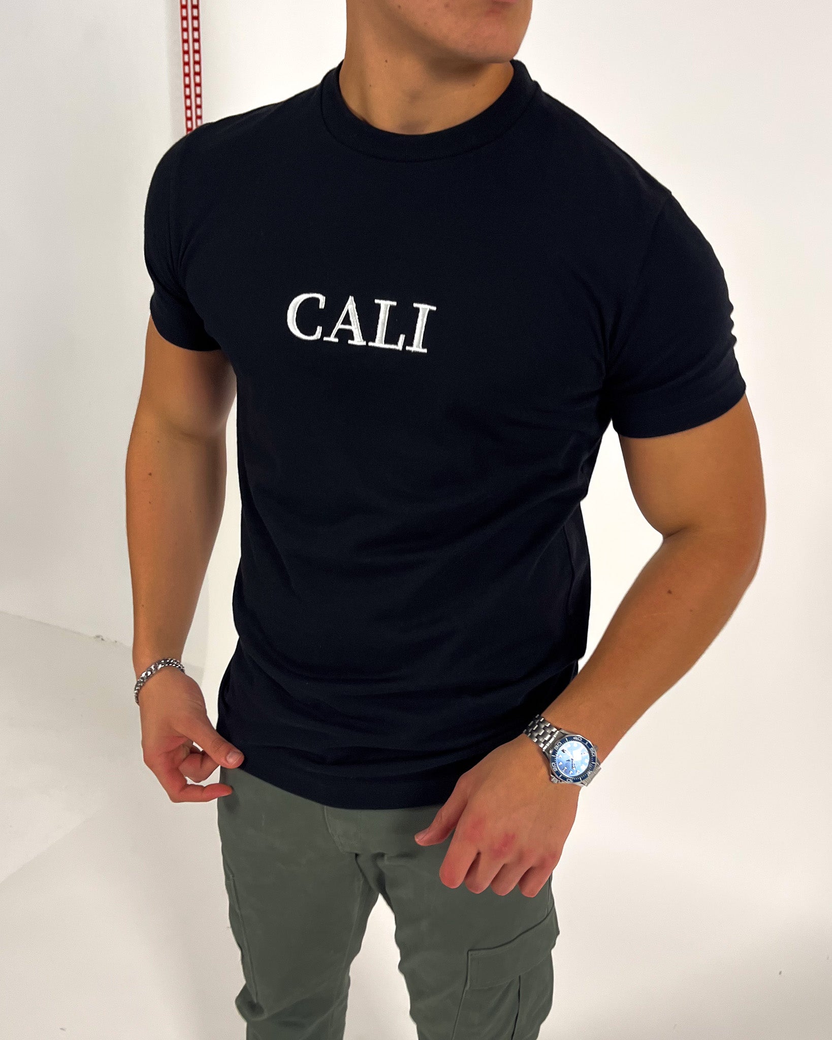 Zwaar, getailleerd CALI T-shirt