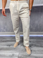Pantaloni di lino - Farina d'avena