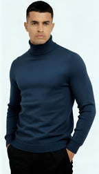 Men’s Classic Turtleneck Sweater – Warm, Stylish & Versatile Knitwear