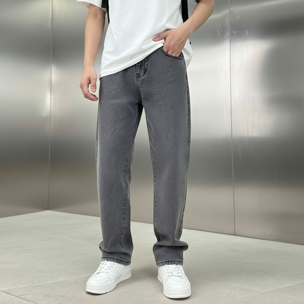 Jeraco | Jeans eleganti a gamba dritta da uomo