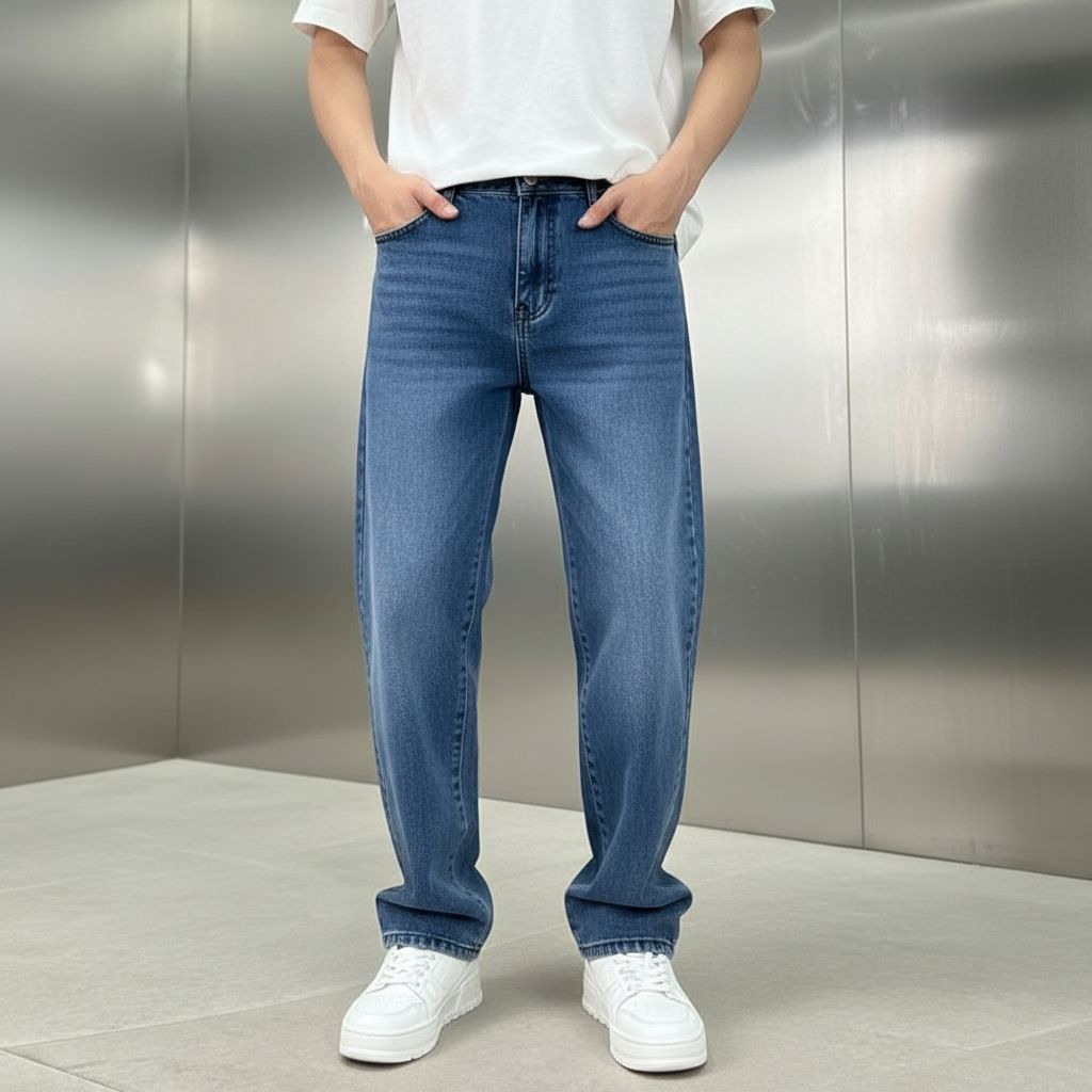 Jeraco | Jeans eleganti a gamba dritta da uomo
