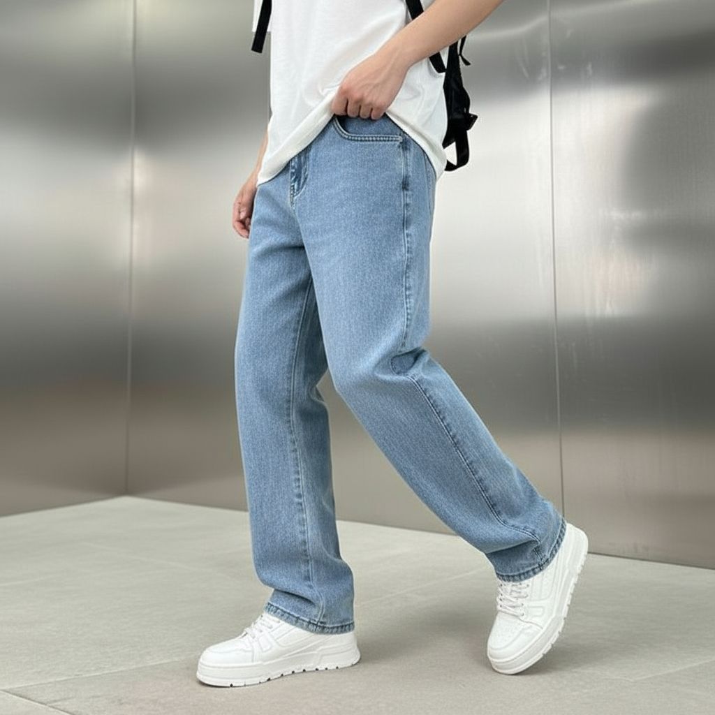 Jeraco | Jeans eleganti a gamba dritta da uomo