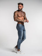 Los jeans luciano - azul lavado