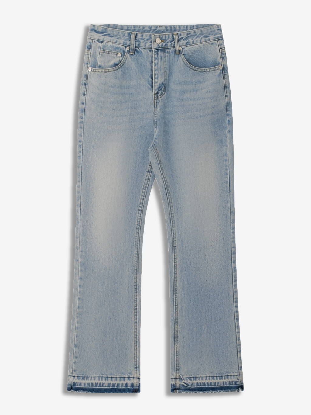 Denim jeans met wijde pijpen voor heren - Lichtblauw