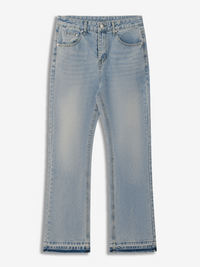 Denim jeans met wijde pijpen voor heren - Lichtblauw