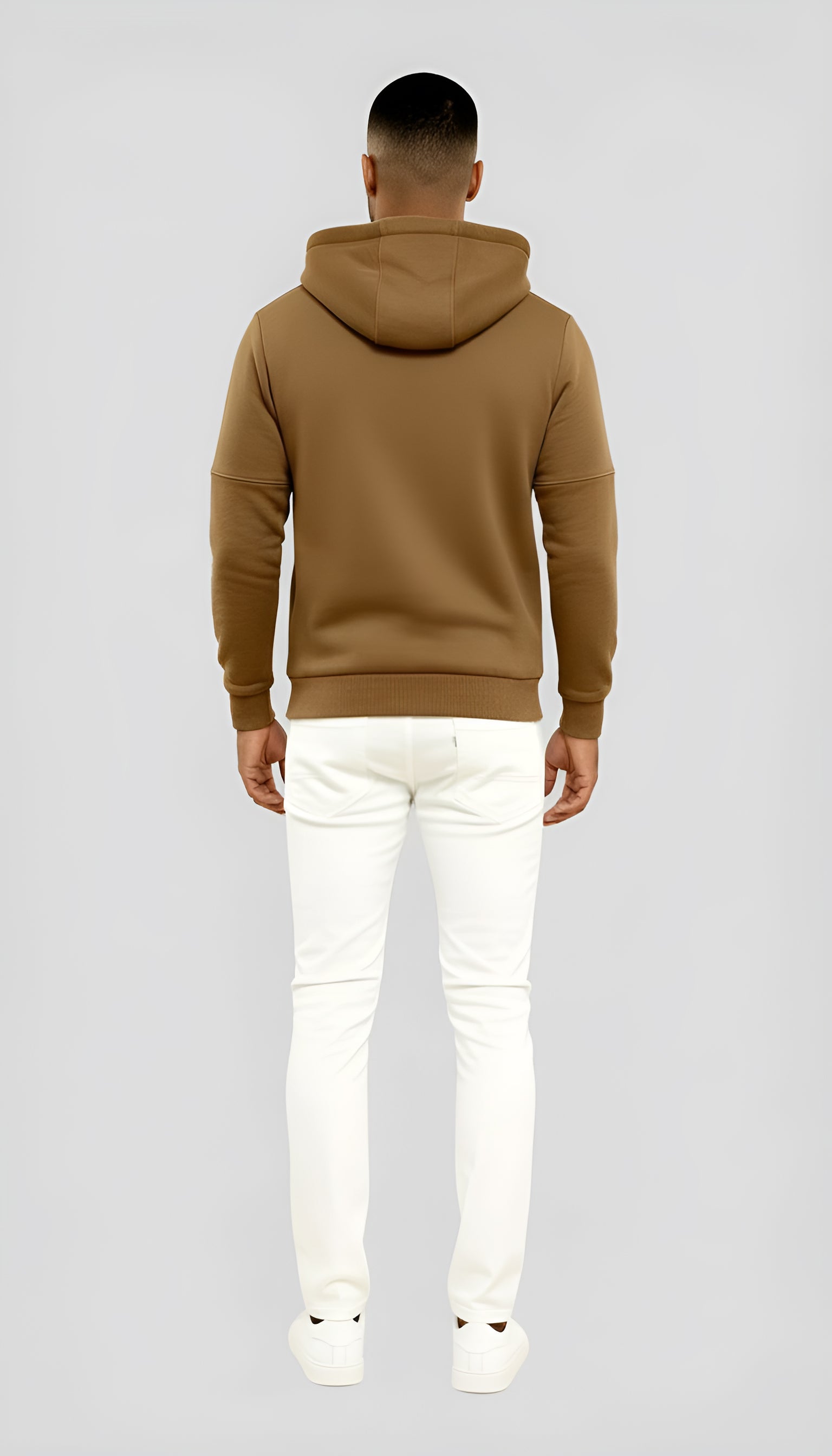 Giacca casual da uomo con cappuccio - Giacca a vento leggera con zip per la primavera e l'autunno all'aperto