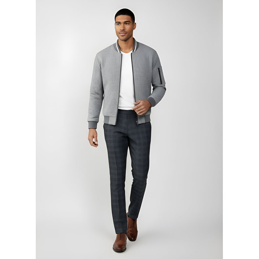 Heren-Trui met halflange ritssluiting - Zachte katoenmix Warme trui