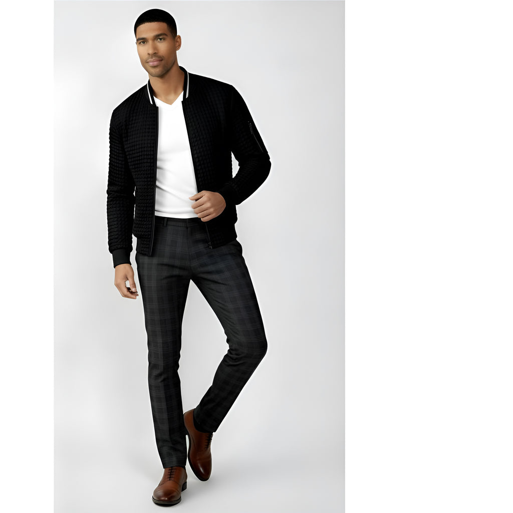 Heren-Trui met halflange ritssluiting - Zachte katoenmix Warme trui