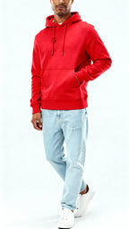 Men's Hoodie – Soft Cotton Blend Pullover with Adjustable Hood & Kangaroo Pocket for Everyday Comfort