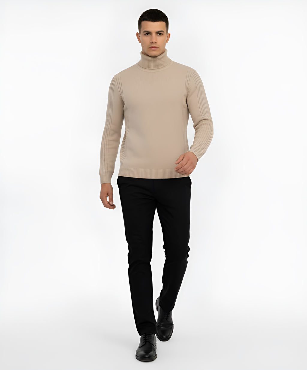 Men’s Classic Turtleneck Sweater – Warm, Stylish & Versatile Knitwear