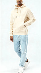 Men's Hoodie – Soft Cotton Blend Pullover with Adjustable Hood & Kangaroo Pocket for Everyday Comfort