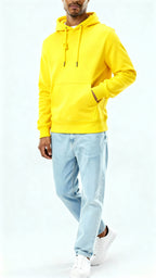 Men's Hoodie – Soft Cotton Blend Pullover with Adjustable Hood & Kangaroo Pocket for Everyday Comfort