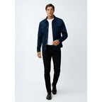 Truckerjack voor heren - Klassieke denim stijl met knoopsluiting en borstzakken voor casual en smart-casual kleding