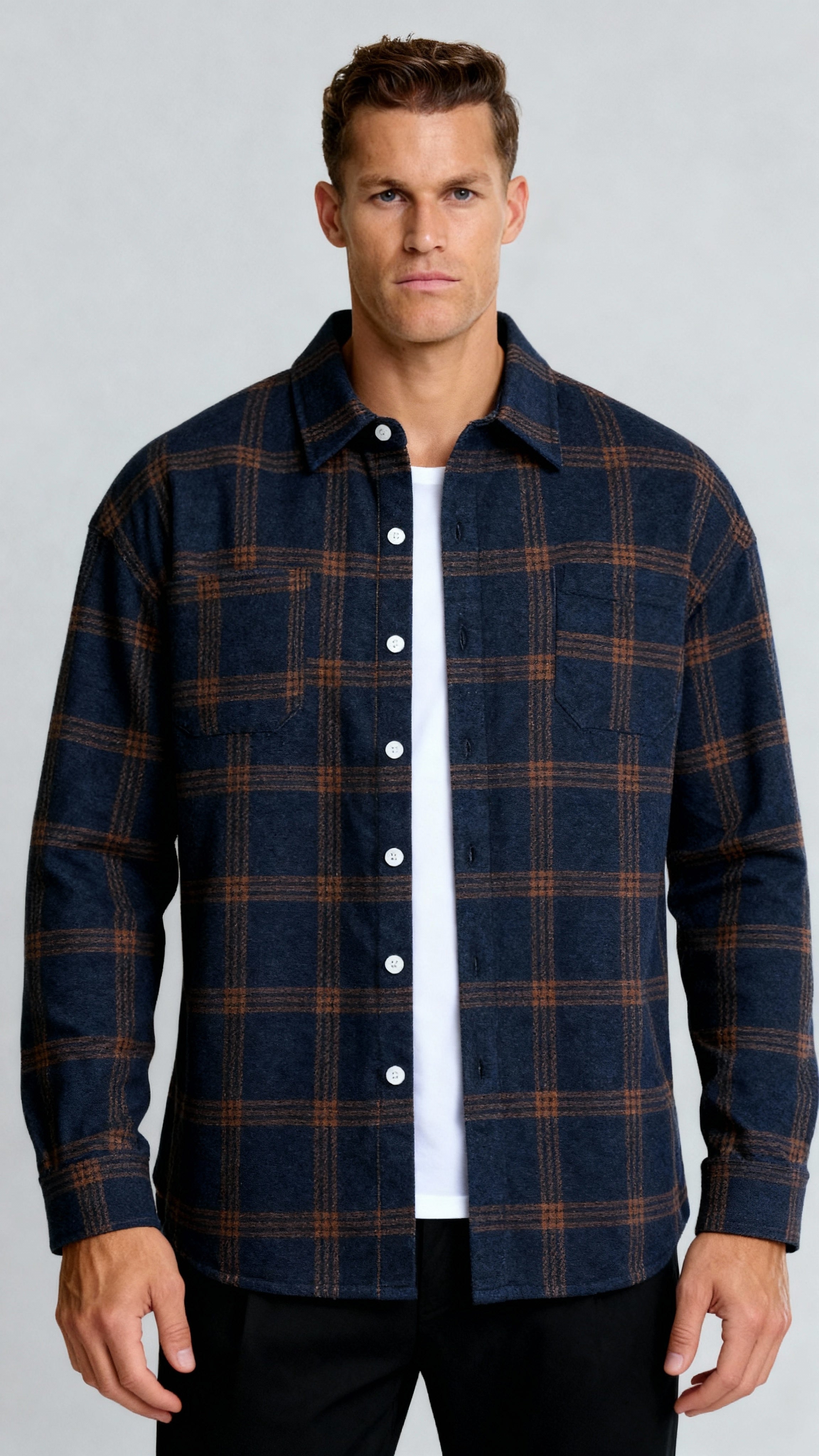 Geruit herenoverhemd - Klassiek ruitpatroon, comfortabele pasvorm en veelzijdige stijl