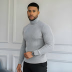 Klassischer Rollkragenpullover für Männer - weich, warm und stilvoll gestrickt