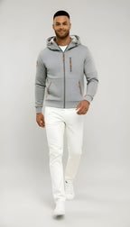 Casual herenjack met capuchon - lichtgewicht windjack met rits voor buitengebruik in de lente en herfst