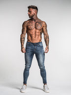 Los jeans luciano - azul lavado