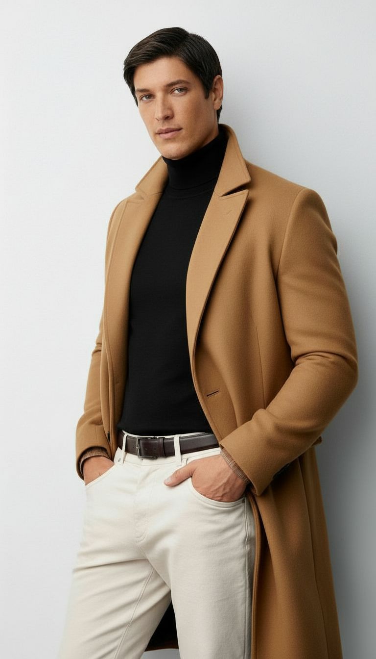 Trench da uomo con bottoni lunghi Harry |