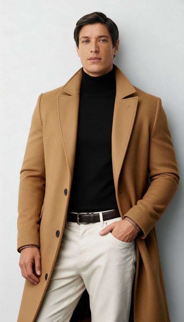 Trench da uomo con bottoni lunghi Harry |