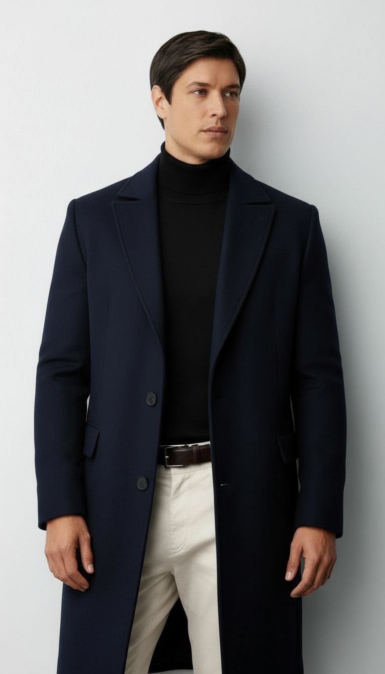 Trench da uomo con bottoni lunghi Harry |