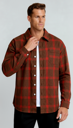 Geruit herenoverhemd - Klassiek ruitpatroon, comfortabele pasvorm en veelzijdige stijl