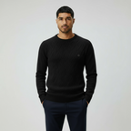 Men’s Crew Neck Jumper with Diamond Pattern – Classic Knit Sweater for Smart & Casual Style