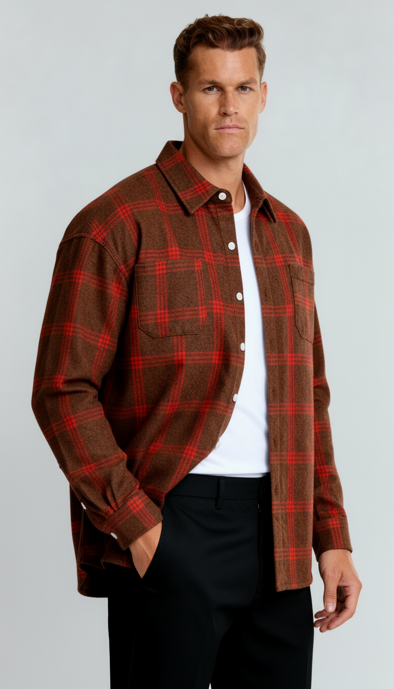 Geruit herenoverhemd - Klassiek ruitpatroon, comfortabele pasvorm en veelzijdige stijl